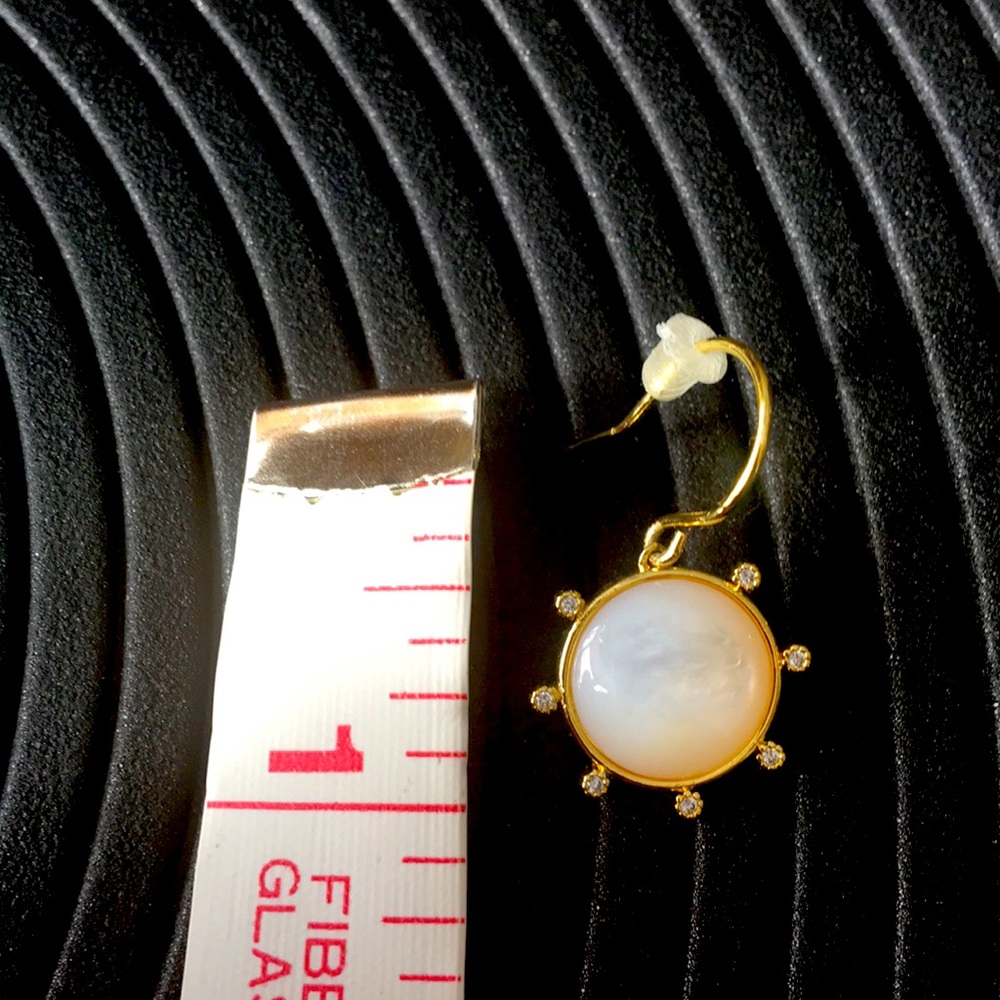 Gorjana dangle pearl earrings